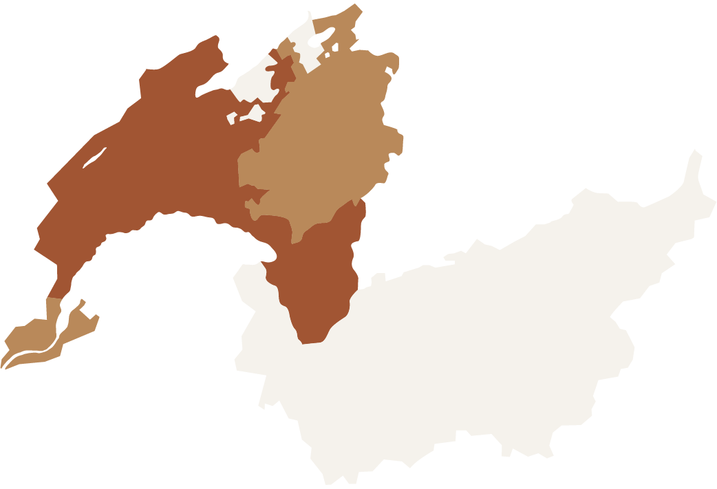 Carte de la Suisse romande